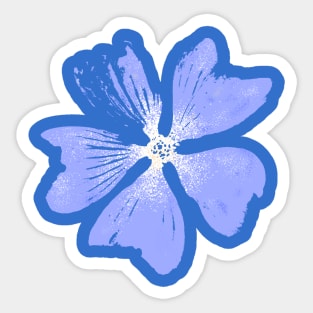 Mallow Flower - VINTAGE Sticker